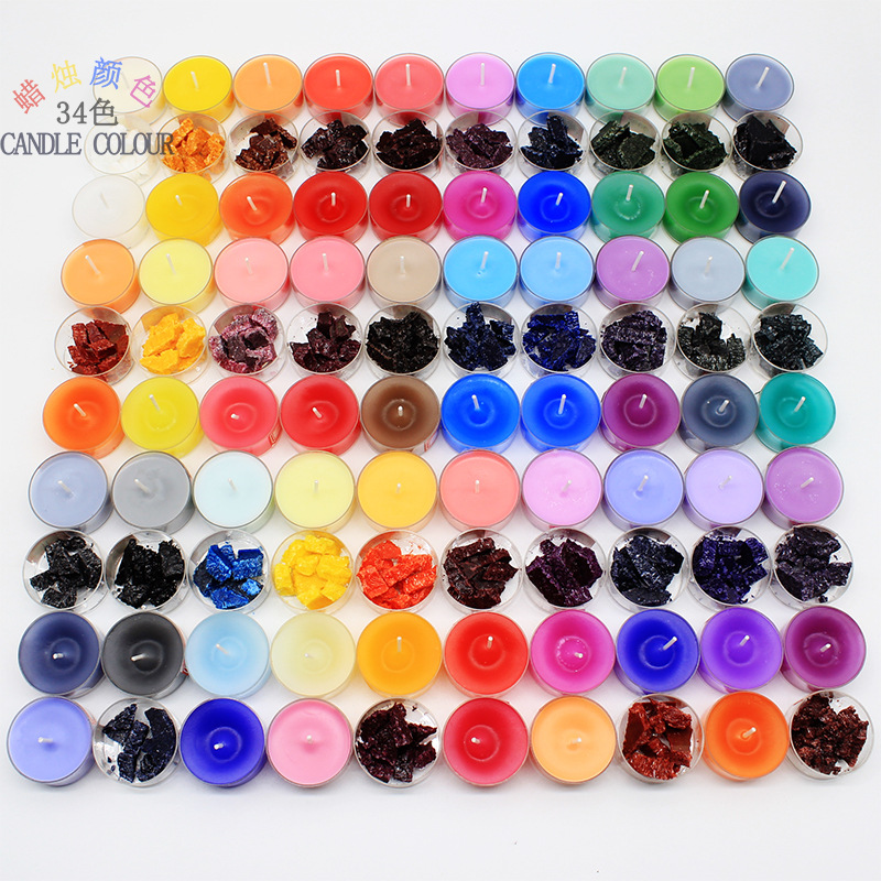 Candle Dye Chip - Candle Pigment Chips Wax Flakes DIY