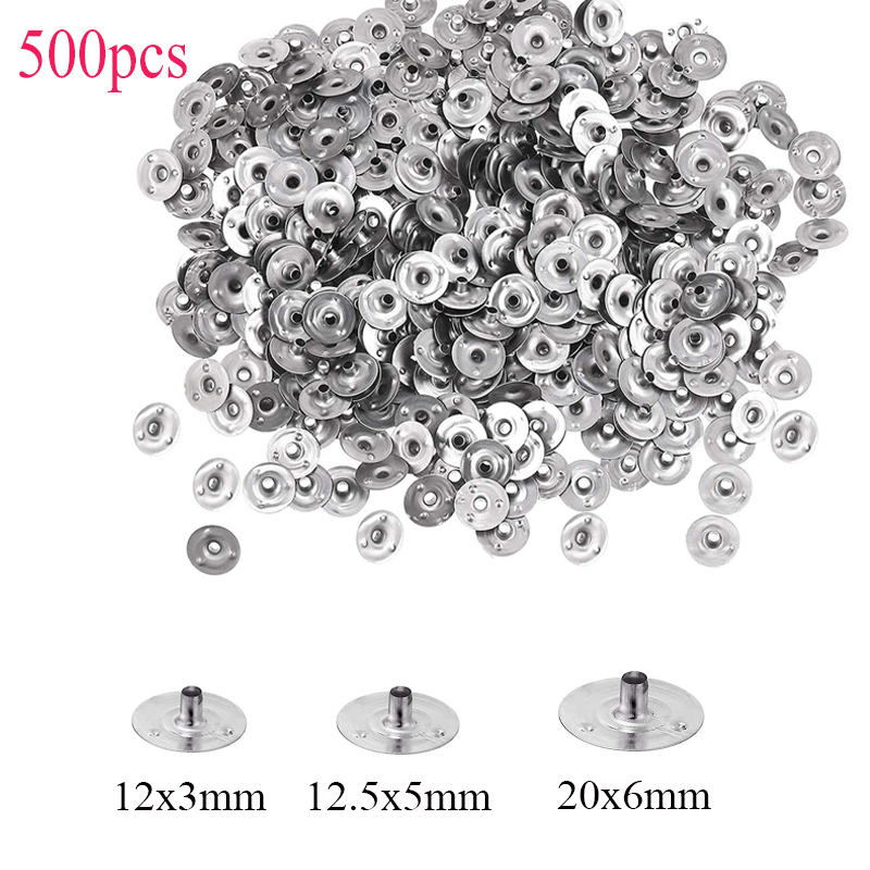 Candle Making Ideas - 500 Pieces Candle Wick Metal Sustainer