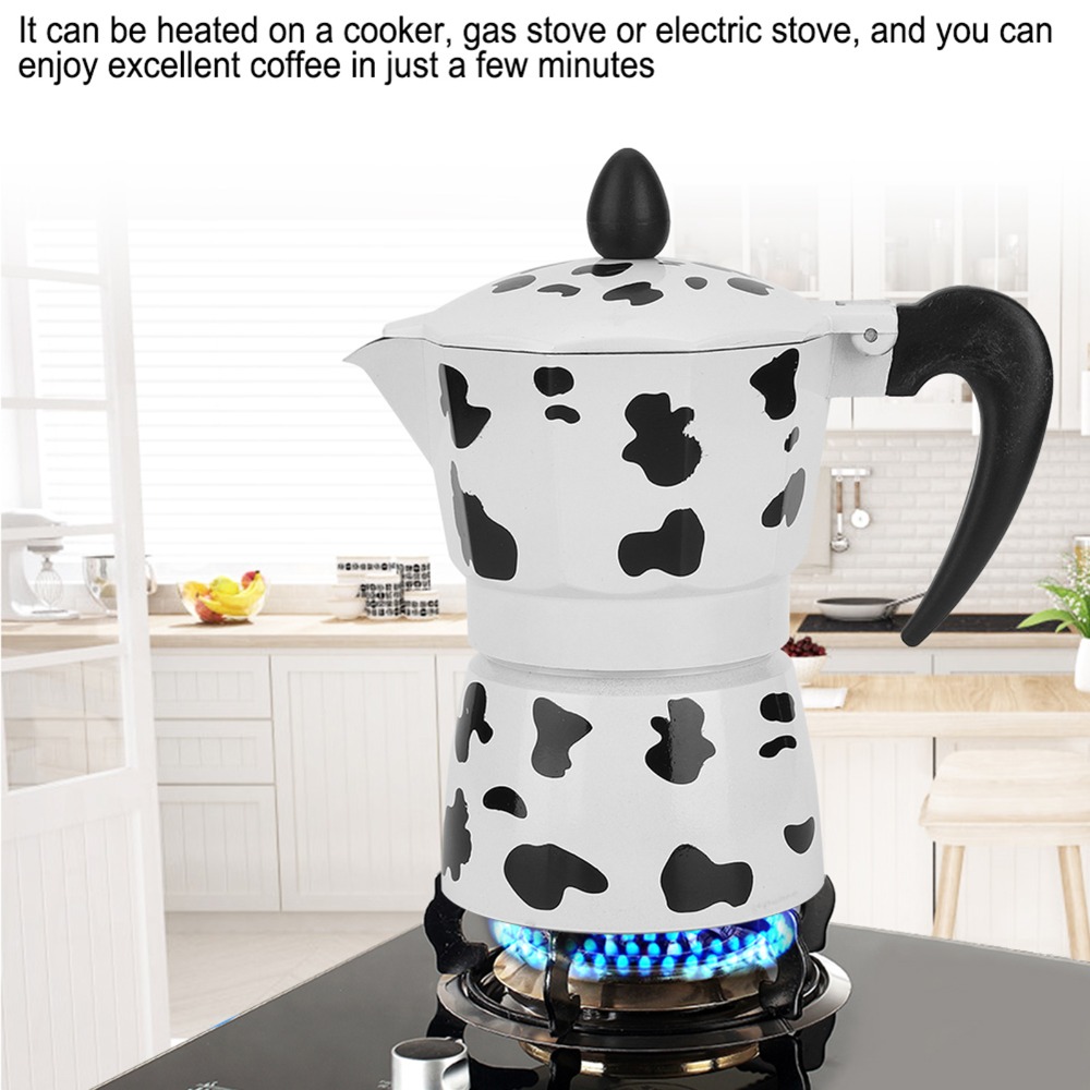 Coffee Brewing Milk Cow Color  - Pour Pot Aluminum のレビューと価格