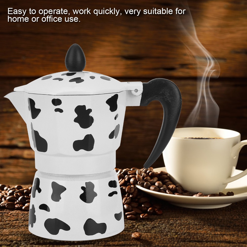 Coffee Brewing Milk Cow Color  - Pour Pot Aluminum のレビューと価格