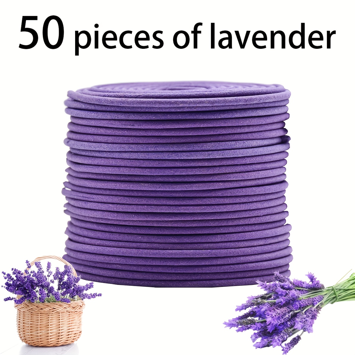 50 Lavender Scented Spiral Can - Uv Inhibitor Candle のレビューと価格