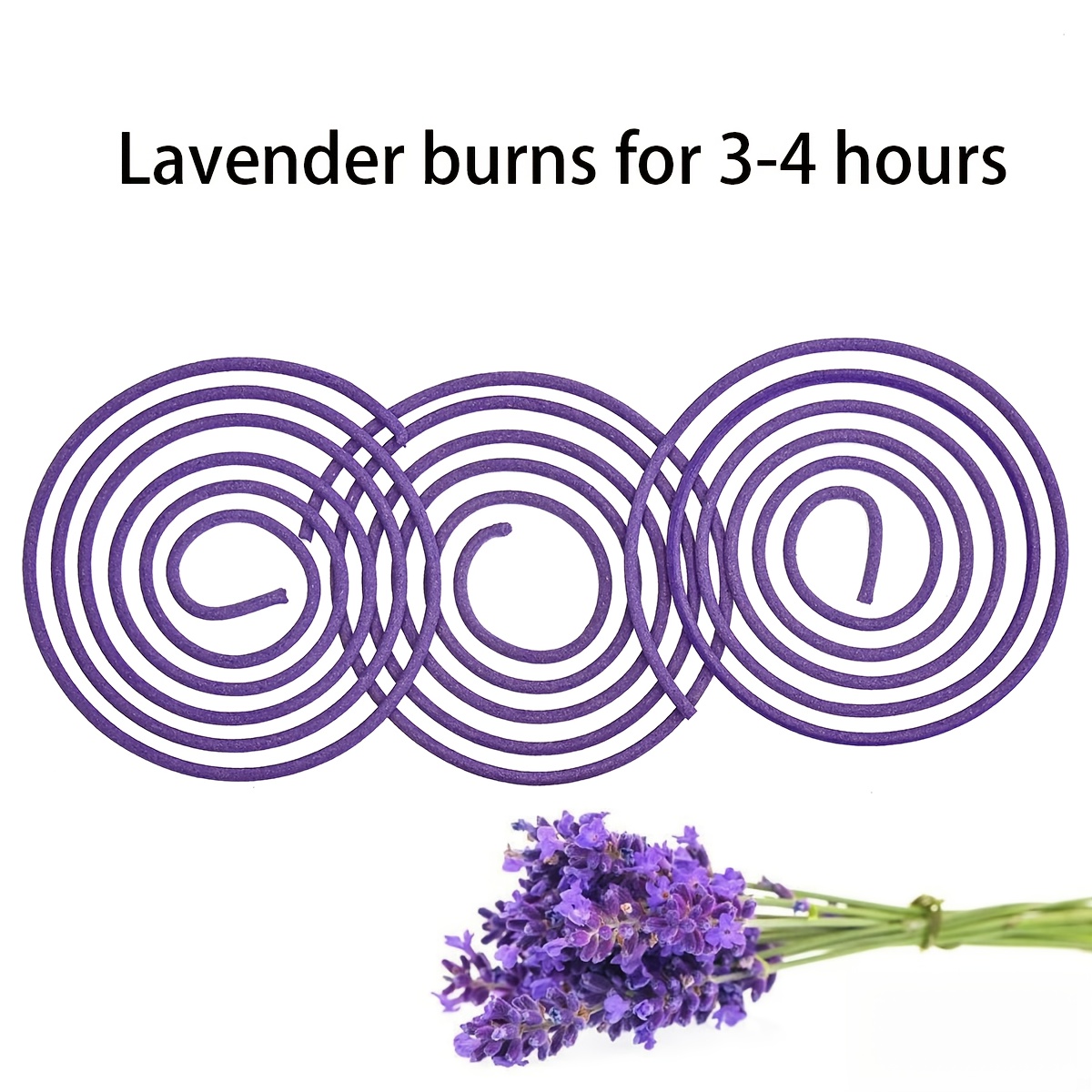50 Lavender Scented Spiral Can - Uv Inhibitor Candle のレビューと価格
