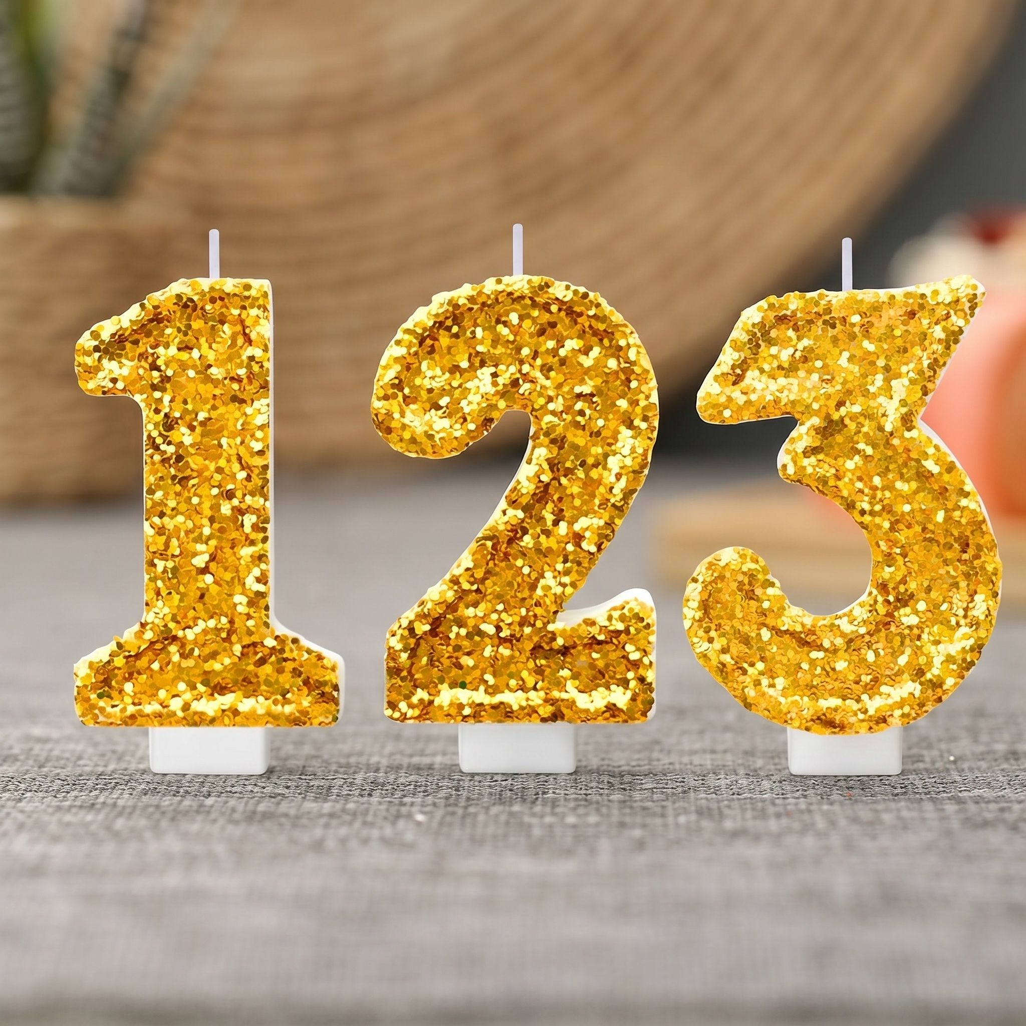 Digital Birthday Candle Gold C - Candle Making Things のレビューと価格