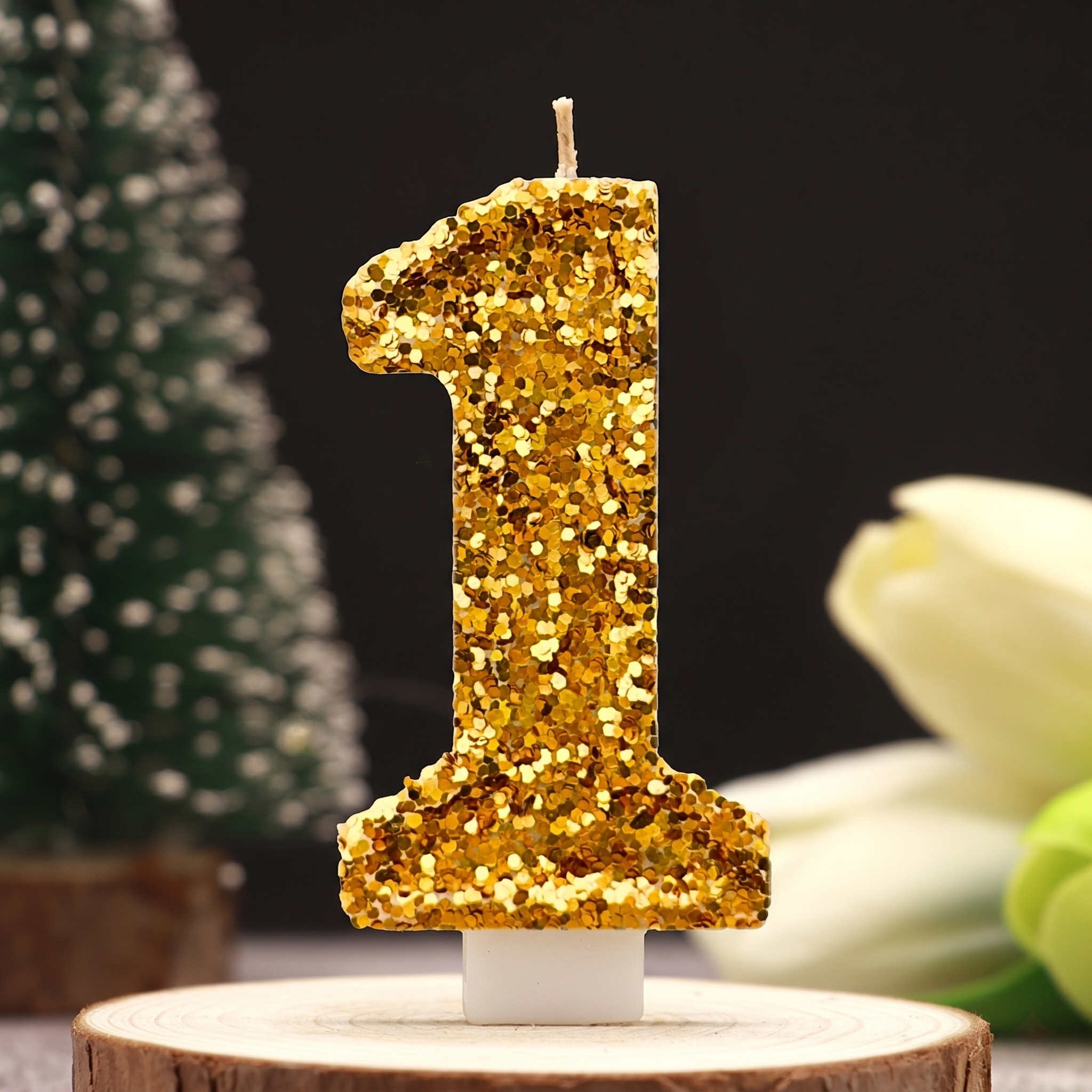 Digital Birthday Candle Gold C - Candle Making Things のレビューと価格