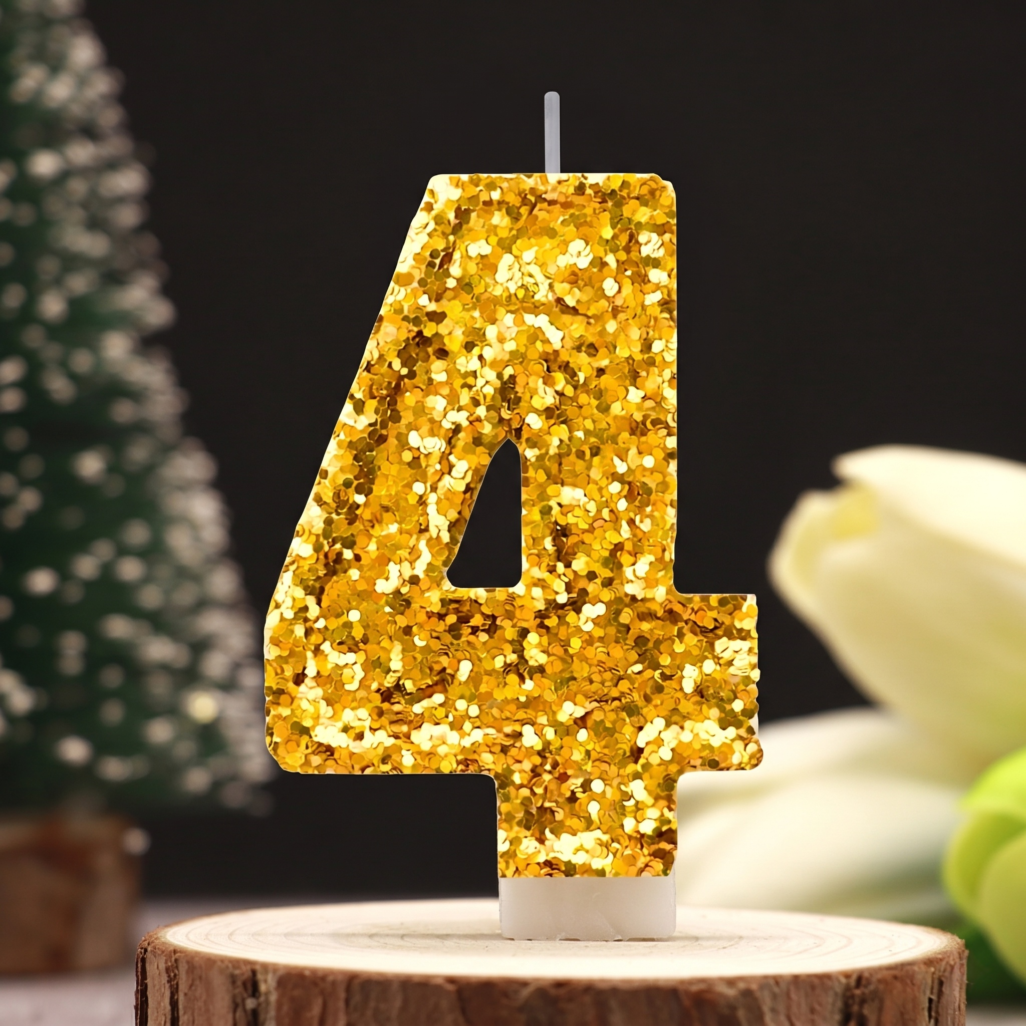Digital Birthday Candle Gold C - Candle Making Things のレビューと価格