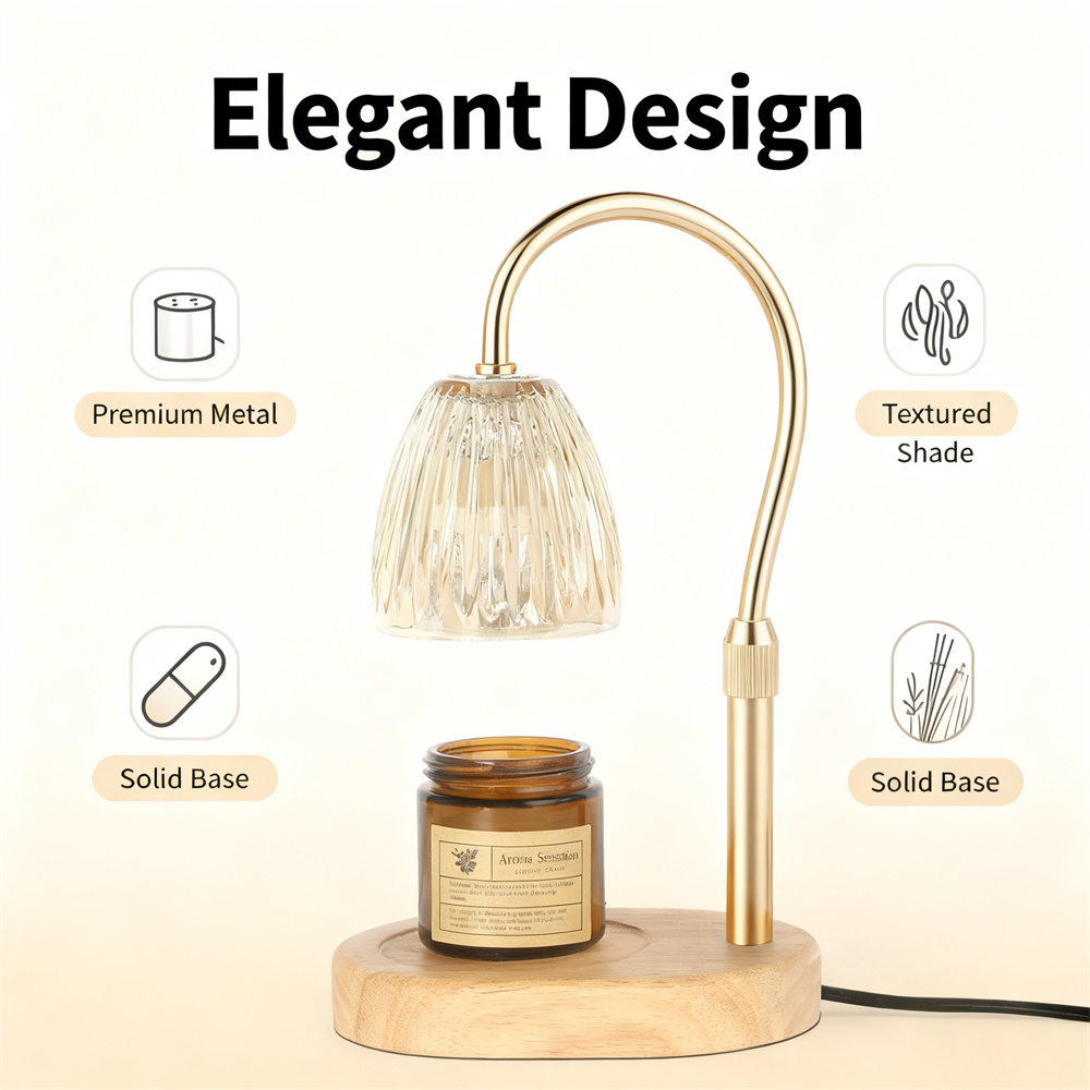 Candle Warmer Lamp with Timer, - Candle Making Things のレビューと価格