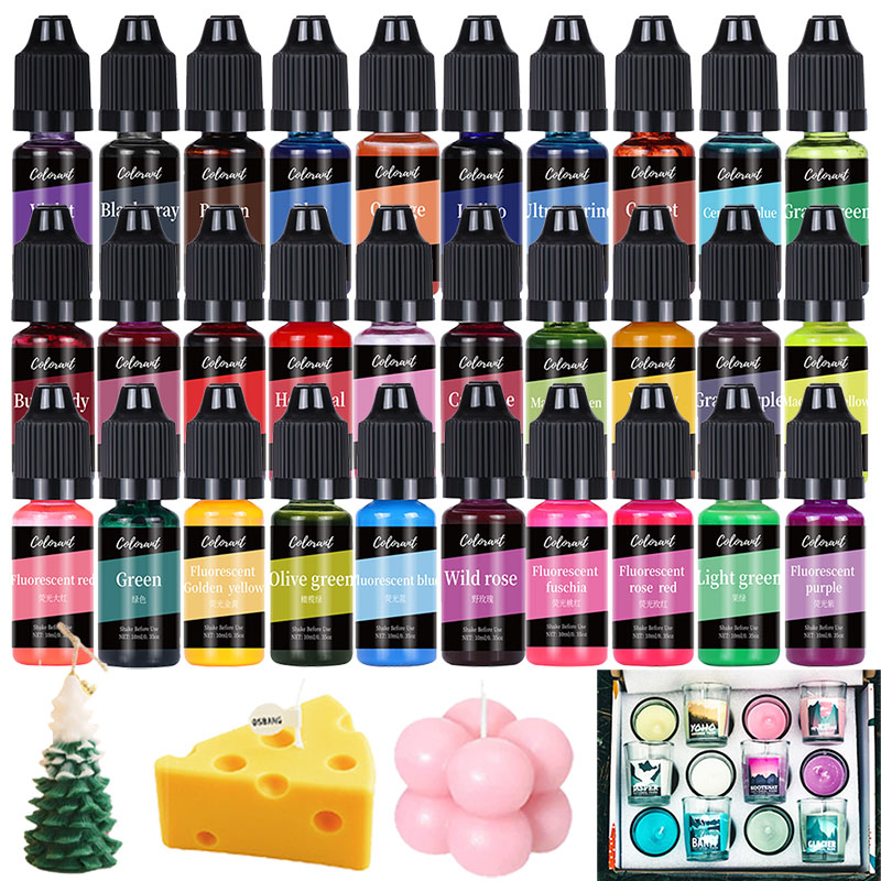 30 Colors Candle Dyes Pigment  - Candle Dye Chip のレビューと価格