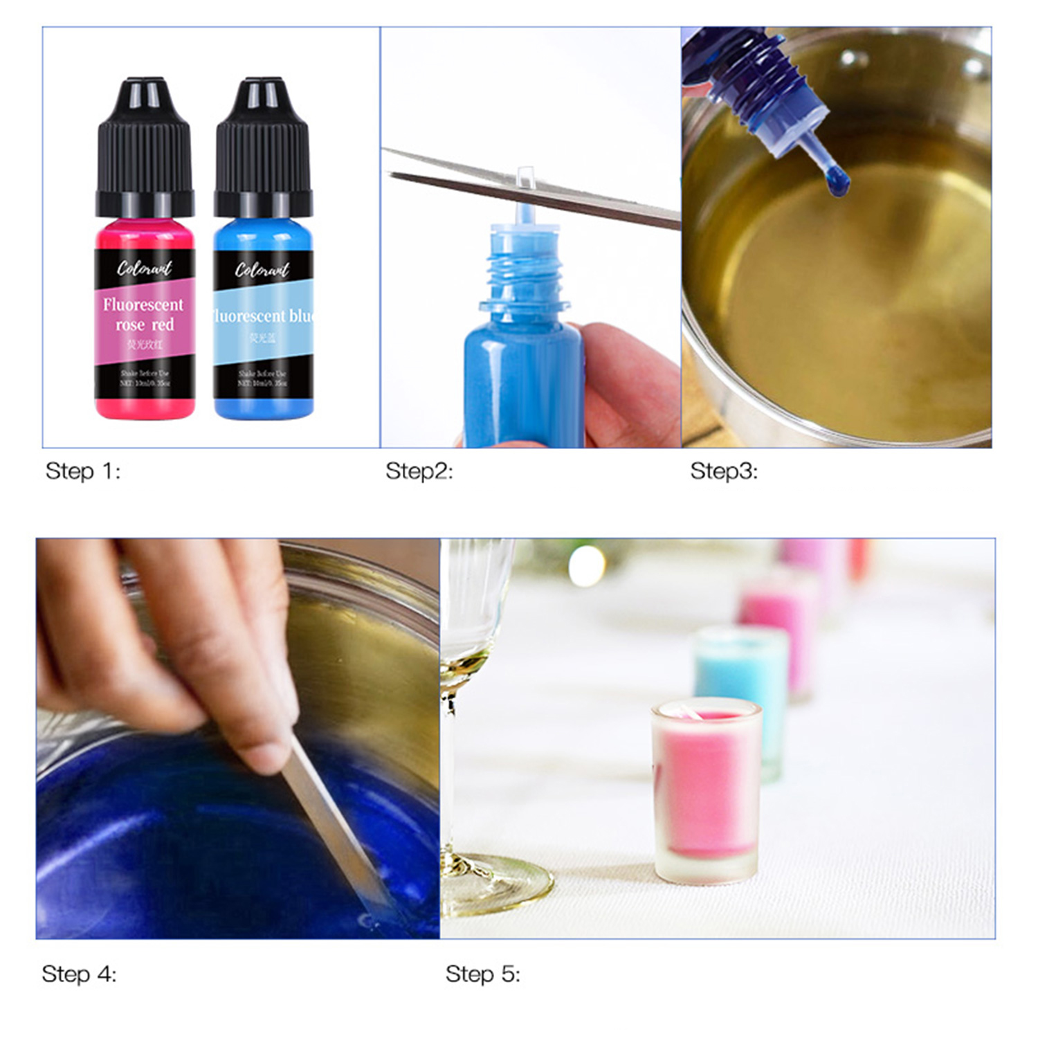 30 Colors Candle Dyes Pigment  - Candle Dye Chip のレビューと価格