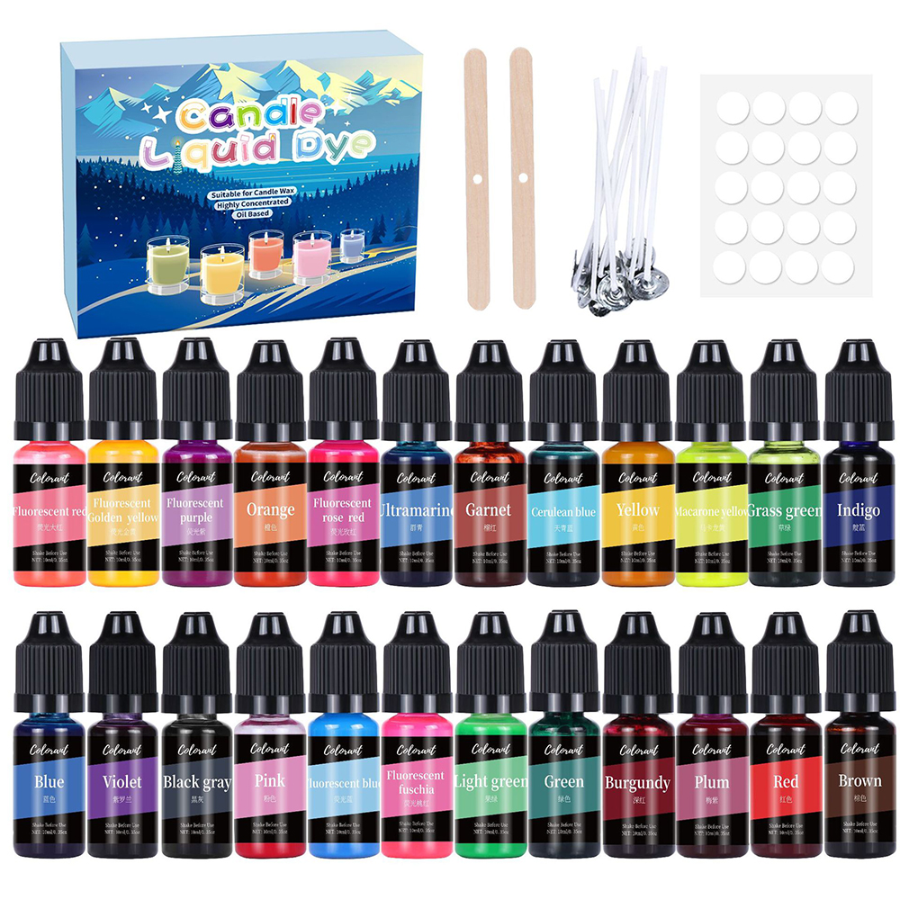 Candle Dye 24colors 10ml Liqui - Candle Dye Chip のレビューと価格