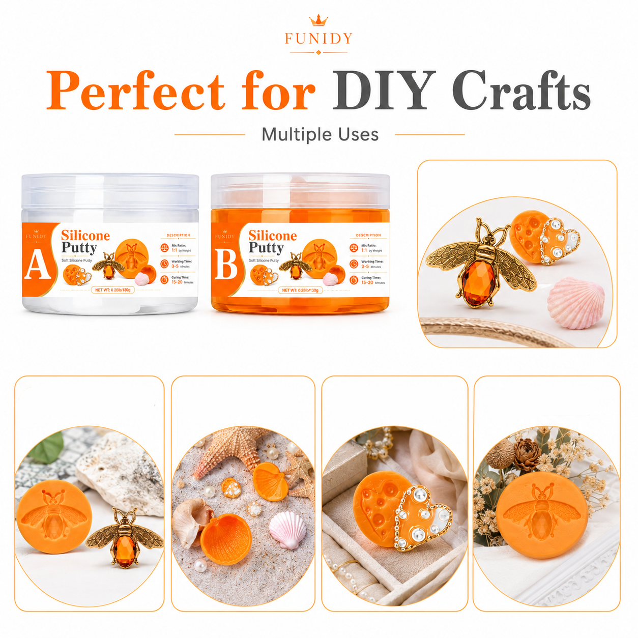 SILICONE PUTTY Making Kit, Fas - Candle Making Set のレビューと価格