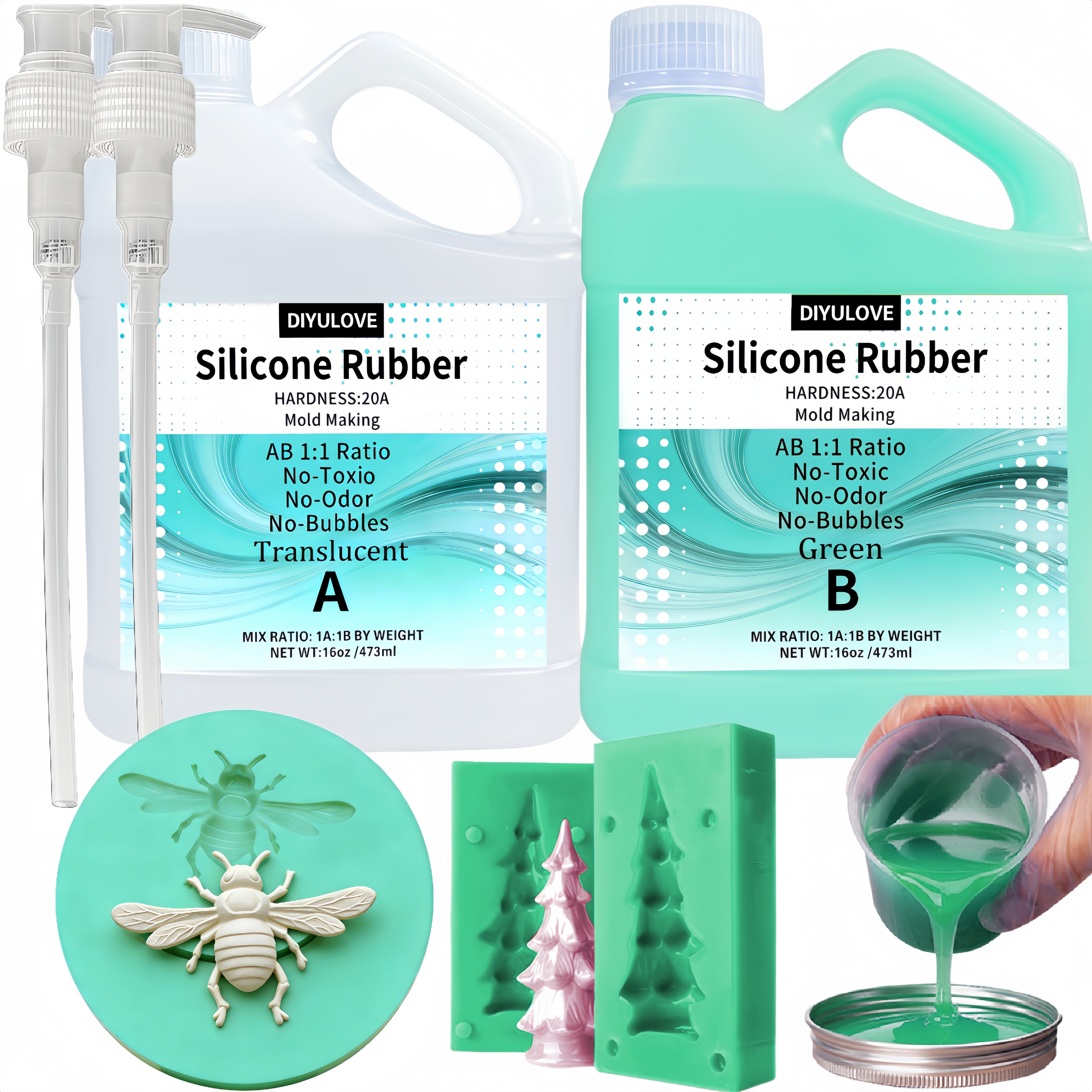 Super Elastic 15A Liquid Silic - Candle Making Set のレビューと価格
