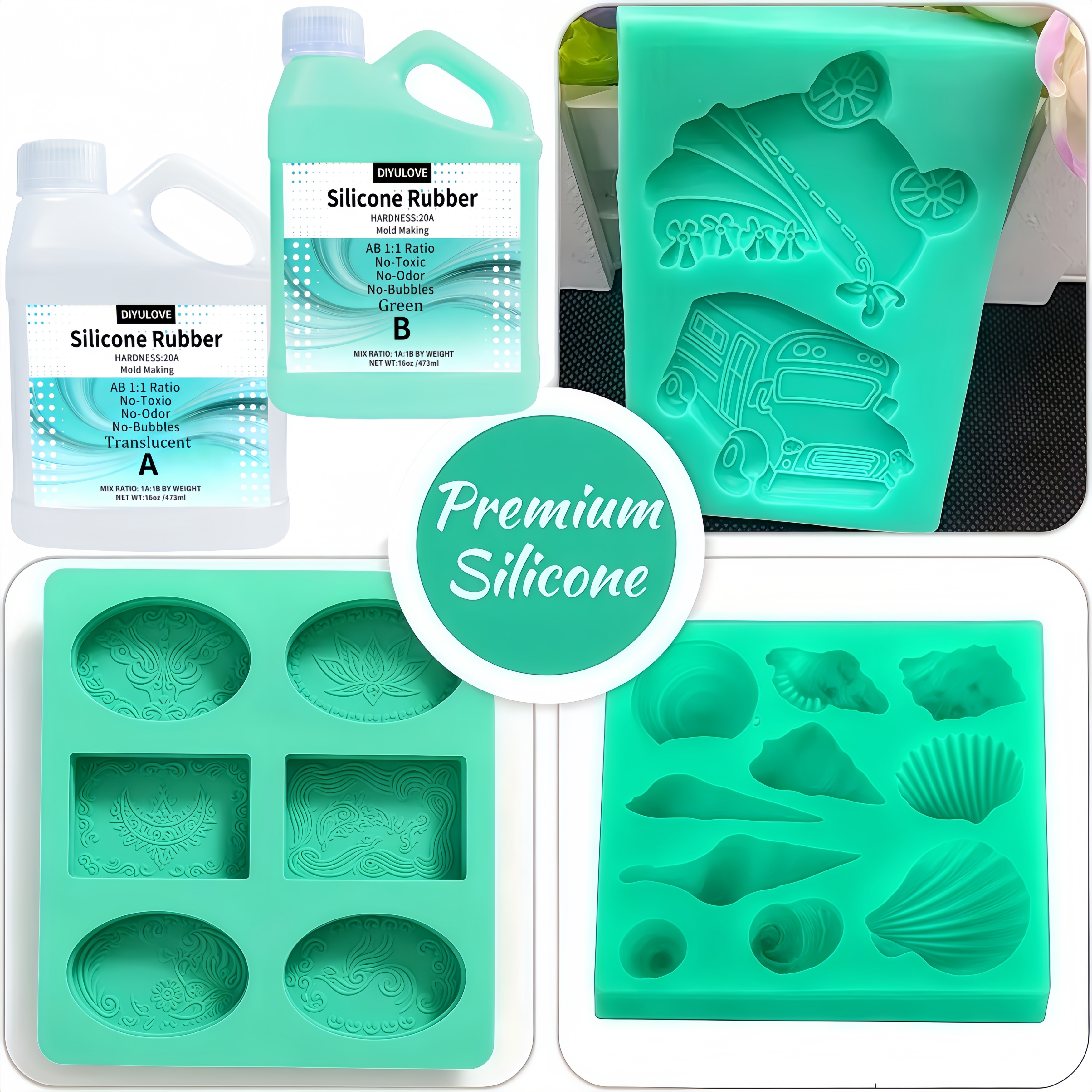 Super Elastic 15A Liquid Silic - Candle Making Set のレビューと価格