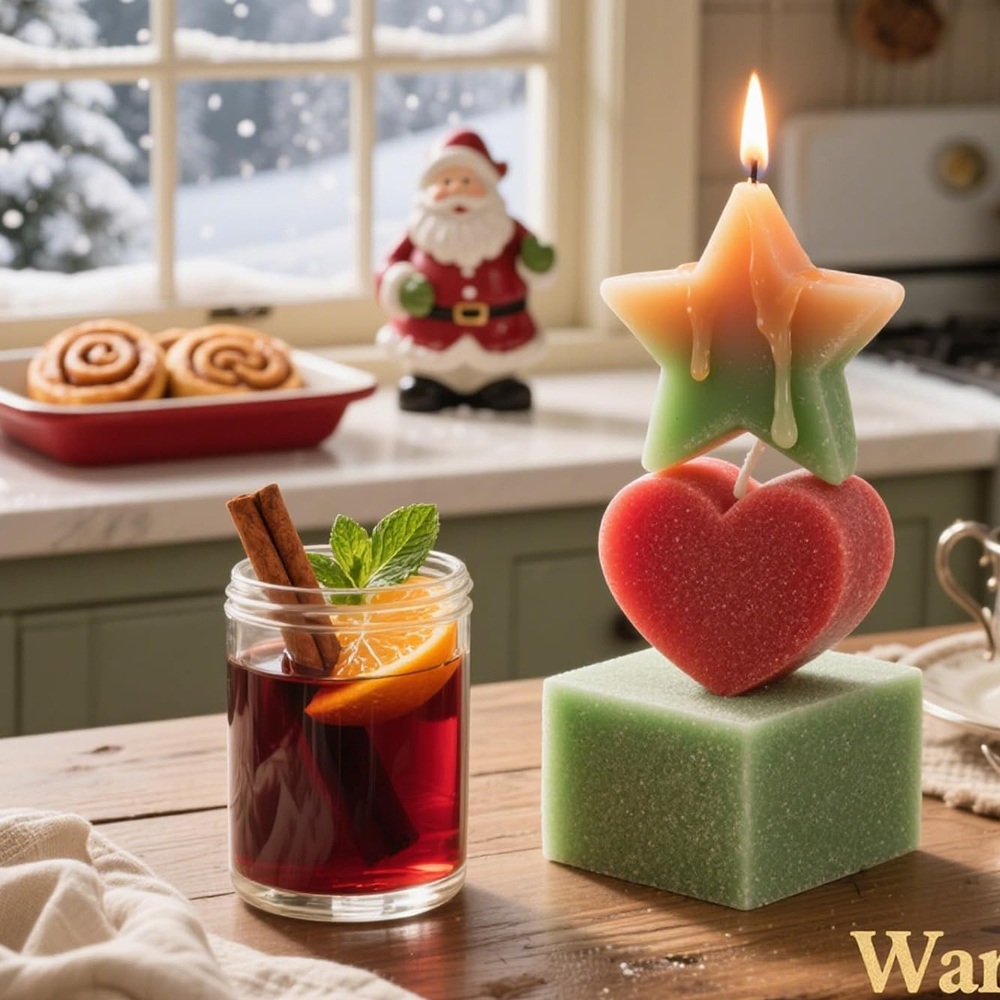 100G Green White Red Sand Pear - Candle Making Set のレビューと価格