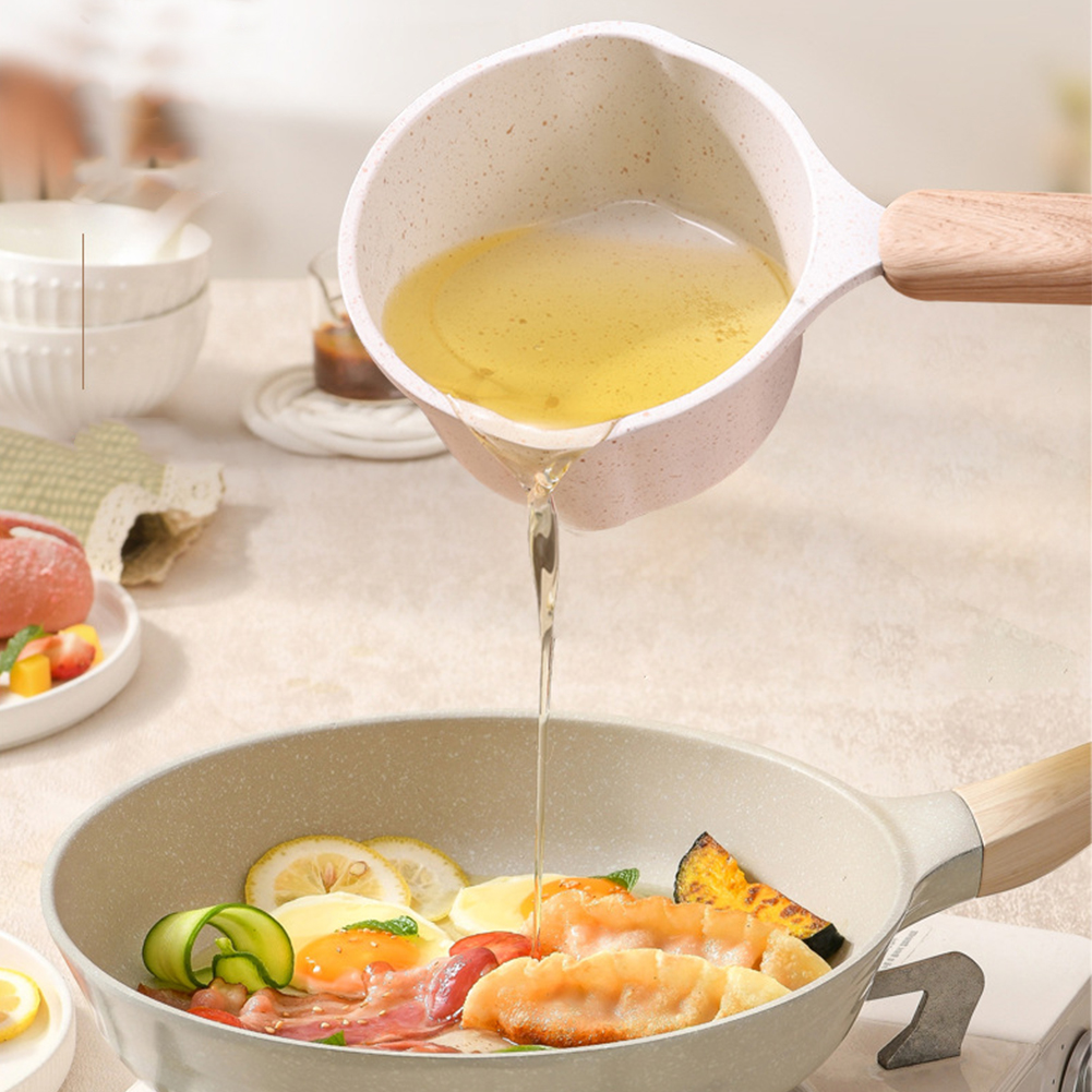 Non-Stick Mini Sauce Pan Woode - Pour Pot Aluminum のレビューと価格