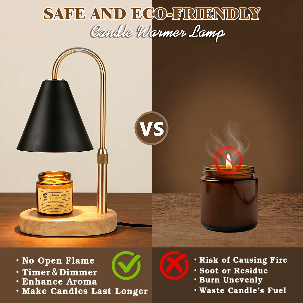 Black Candle Warmer Lamp with  - Candle Making Things のレビューと価格