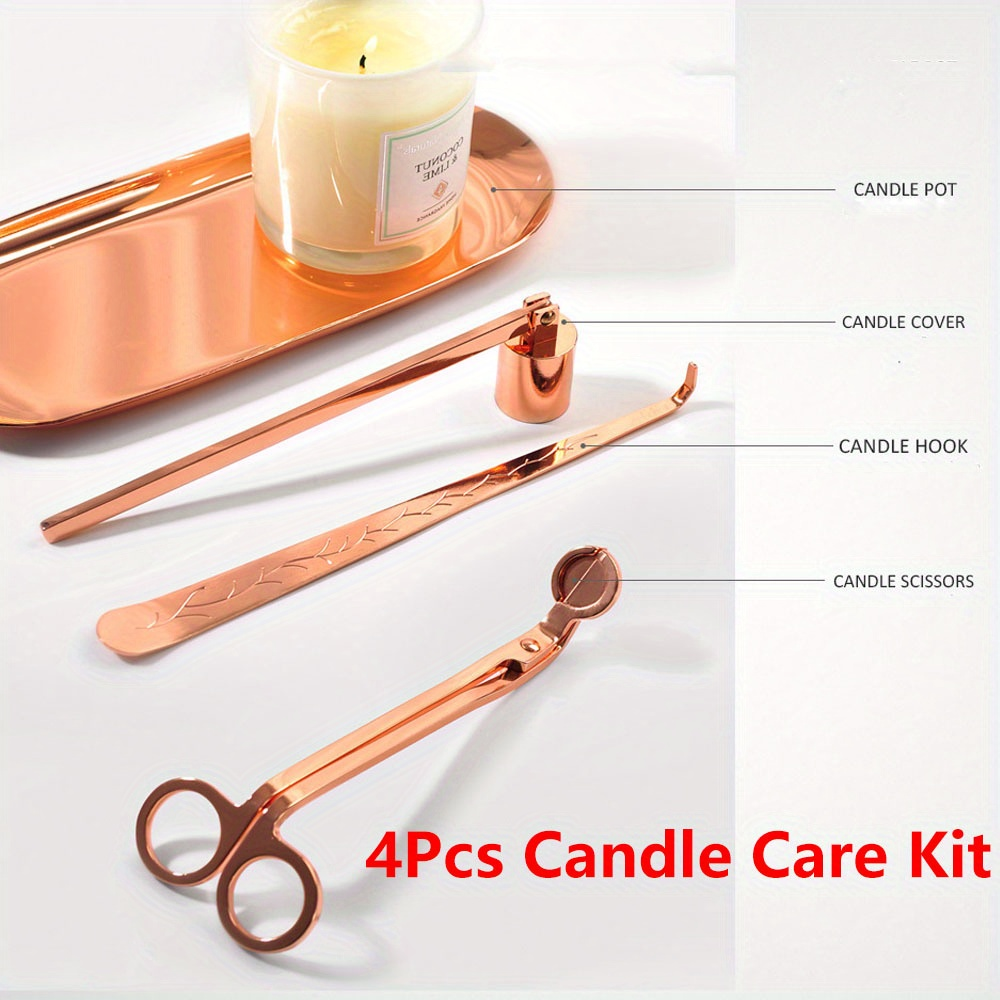 4pcs/set Luxury Candle Care Ki - Candle Making Products のレビューと価格