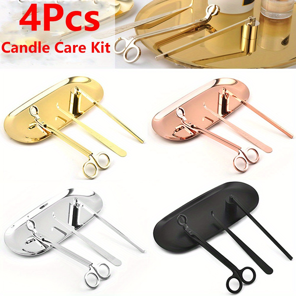 4pcs/set Luxury Candle Care Ki - Candle Making Products のレビューと価格
