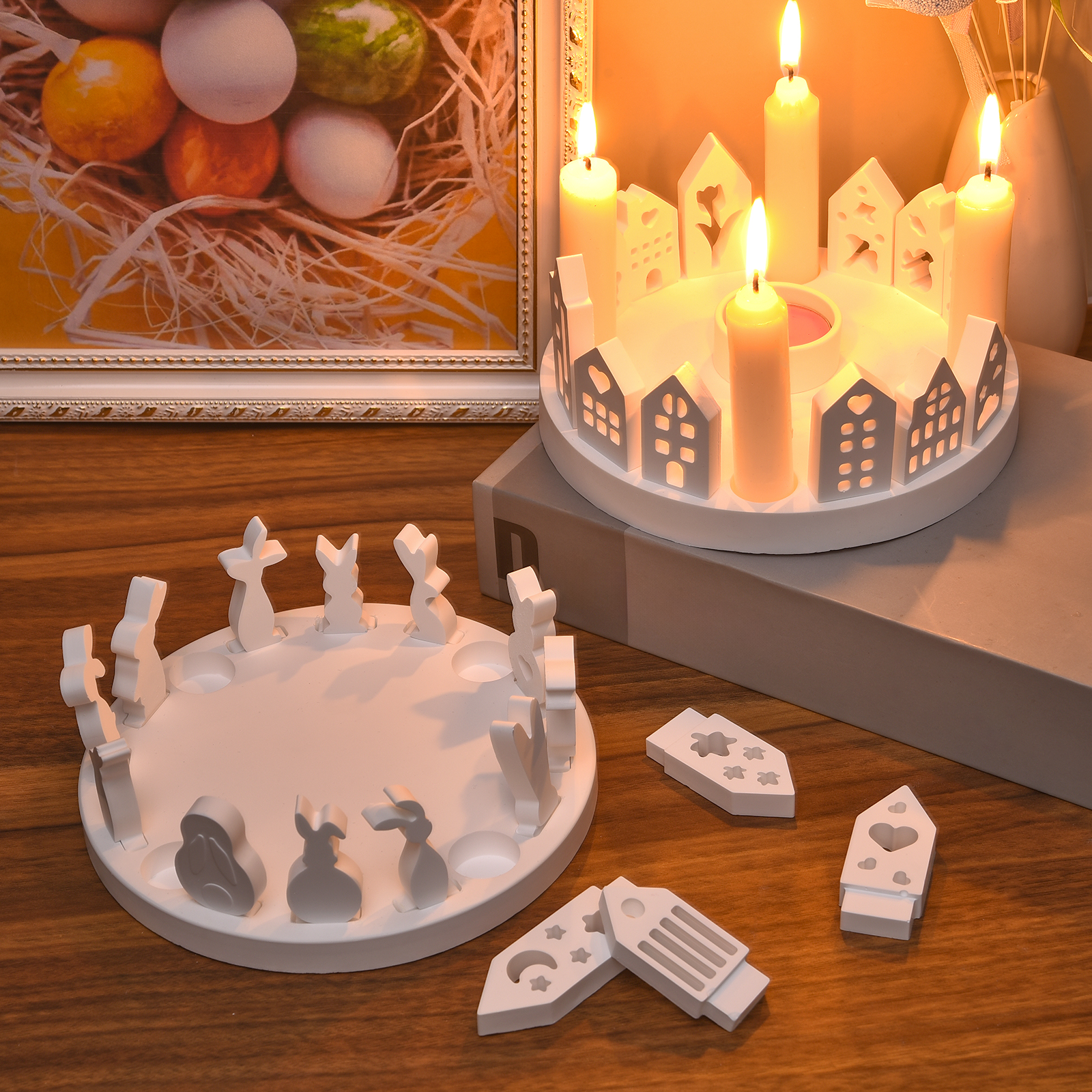Hollow House Rabbit Candle Hol - Candle Making Things のレビューと価格