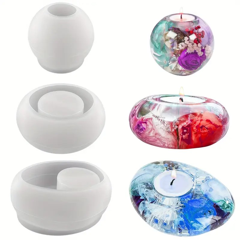 Tealight Candle Holder Resin S - Candle Making Things のレビューと価格