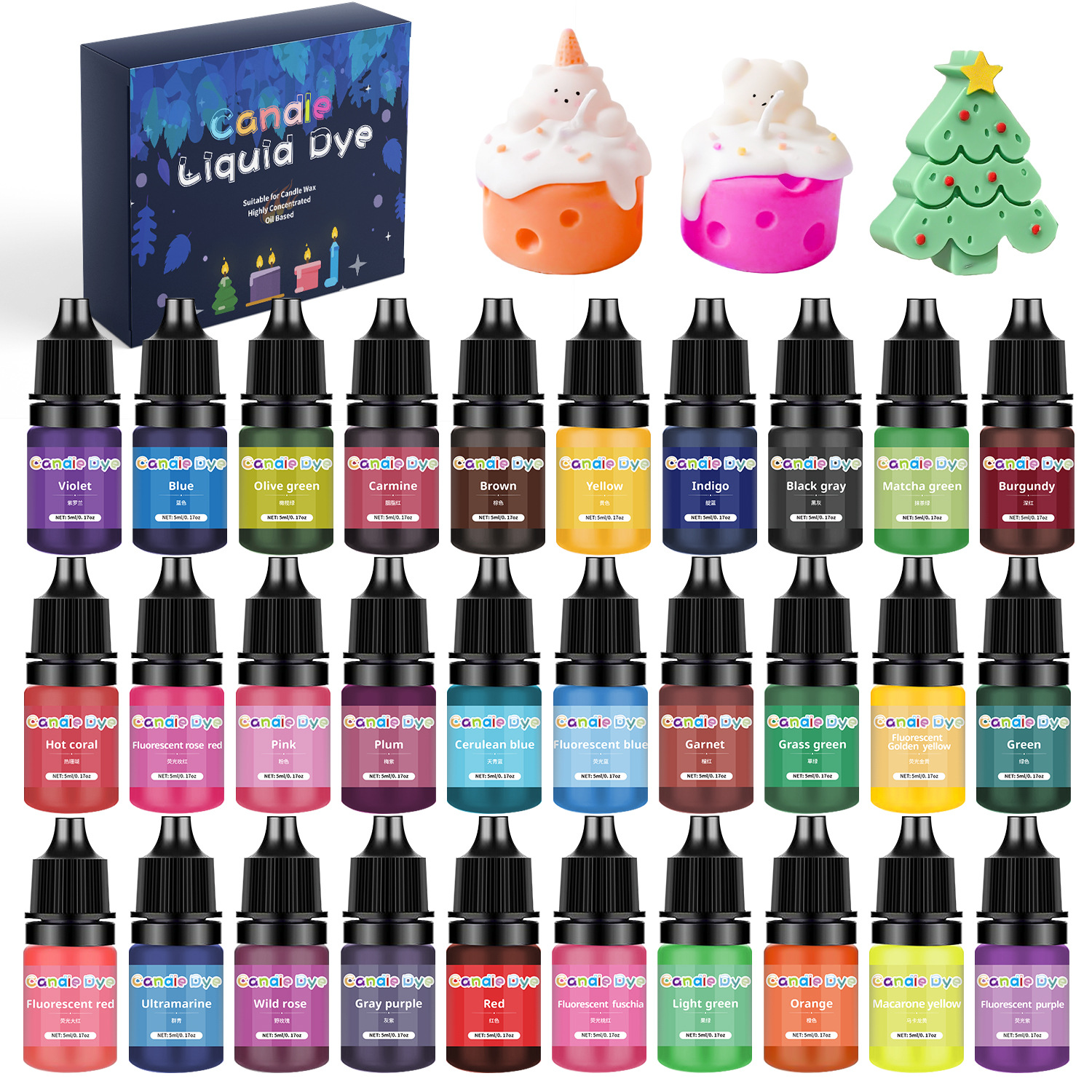 38 Color Candle Wax Pigment Co - Candle Dye Chip のレビューと価格