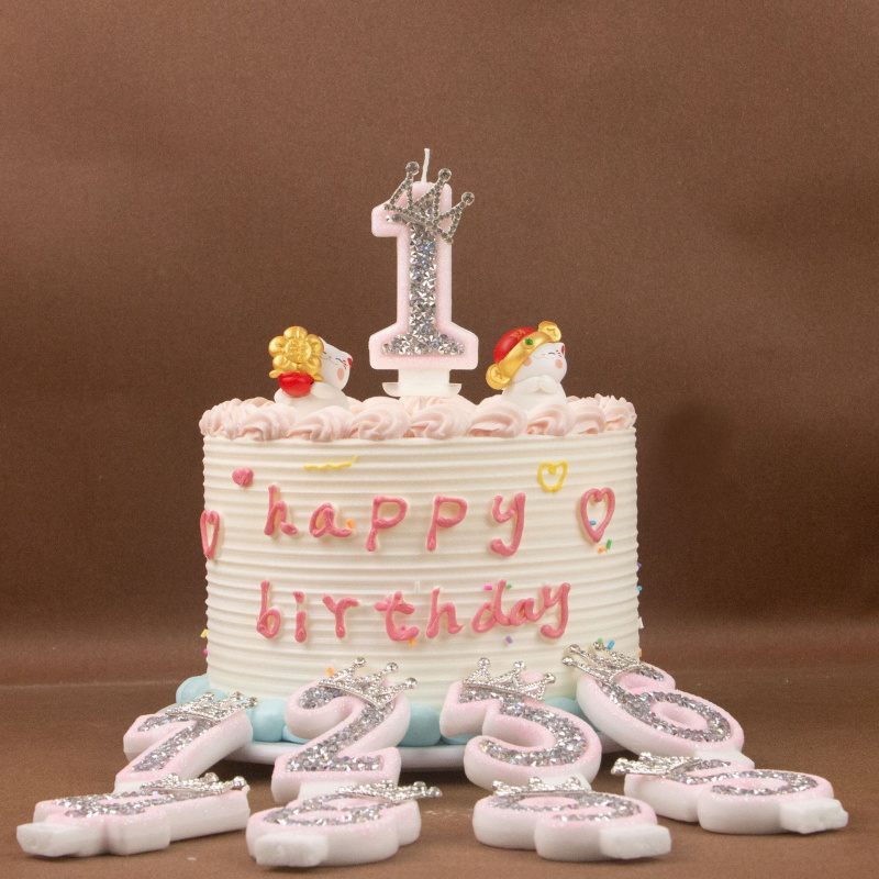 Digital Candles 0-9 Pink Silve - Candle Making Things のレビューと価格