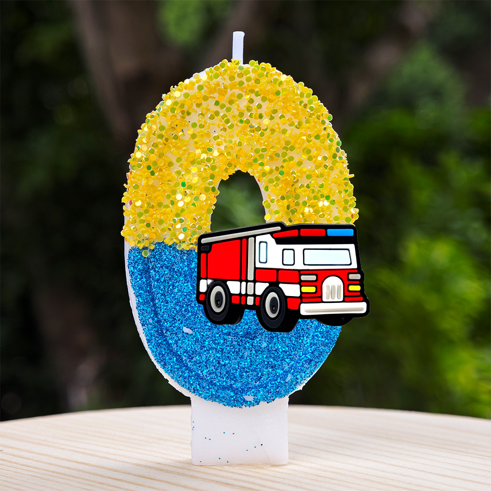 Fire Engine Candle Cute Cartoo - Candle Making Products のレビューと価格