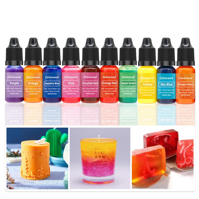 20 Colors 10ml Candle Wax Pigm - Candle Dye Chip のレビューと価格