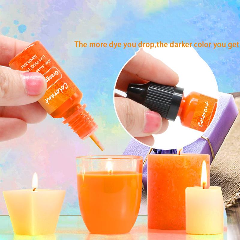 20 Colors 10ml Candle Wax Pigm - Candle Dye Chip のレビューと価格