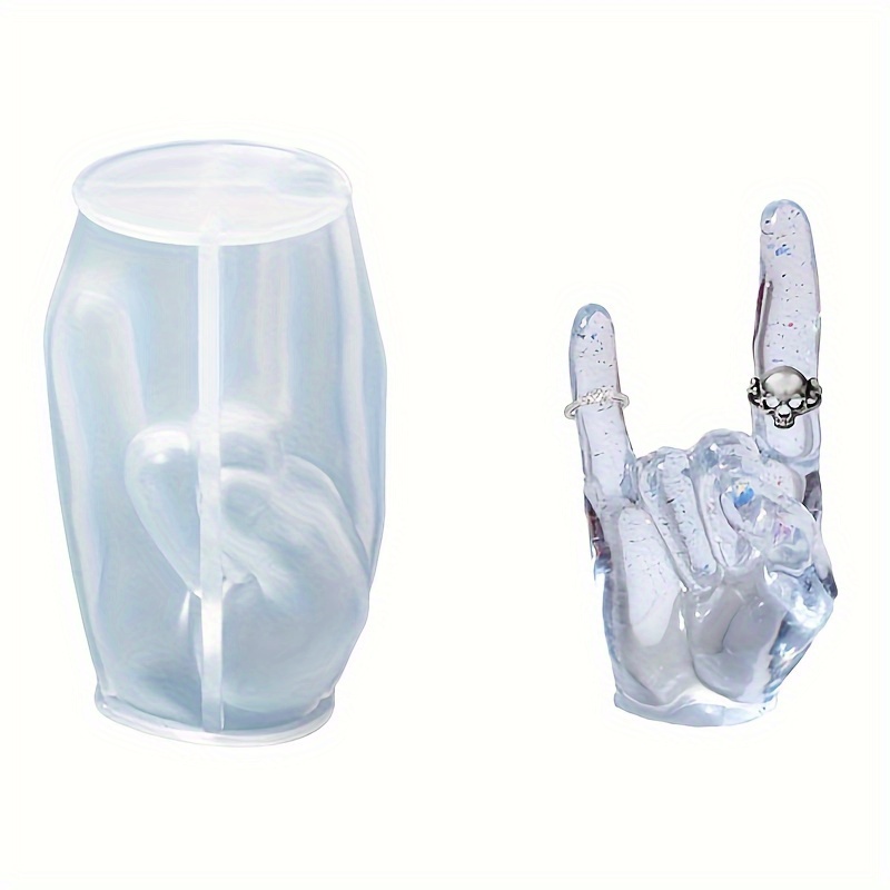 1pc Large Rock Gesture Silicon - Candle Making Things のレビューと価格