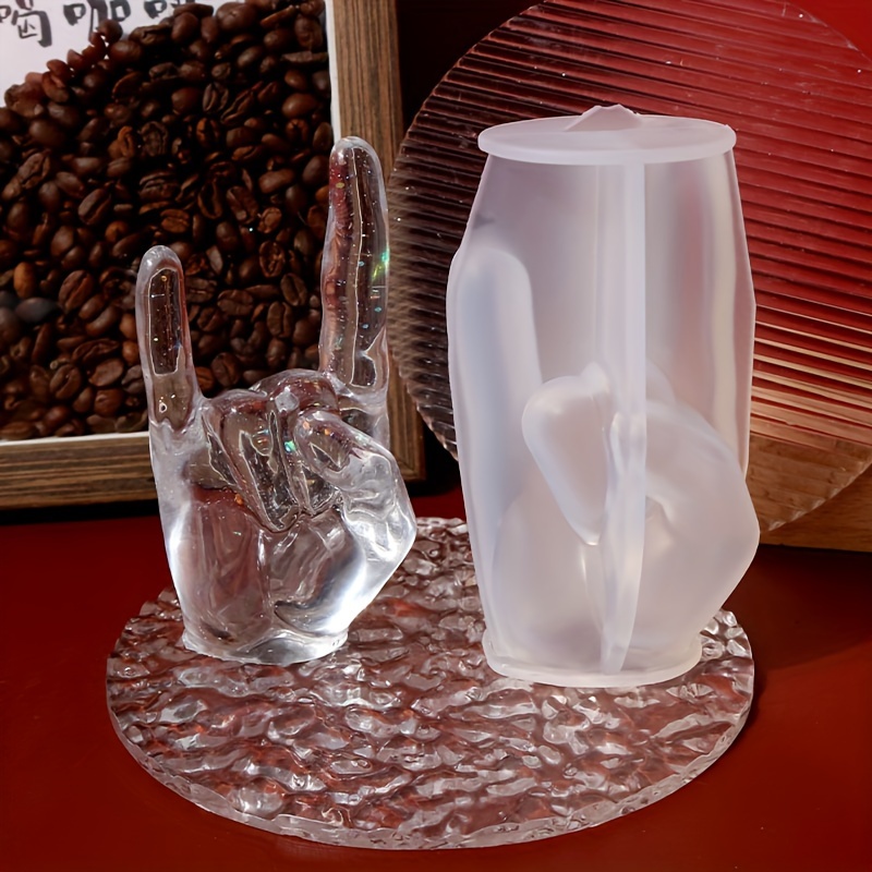 1pc Large Rock Gesture Silicon - Candle Making Things のレビューと価格