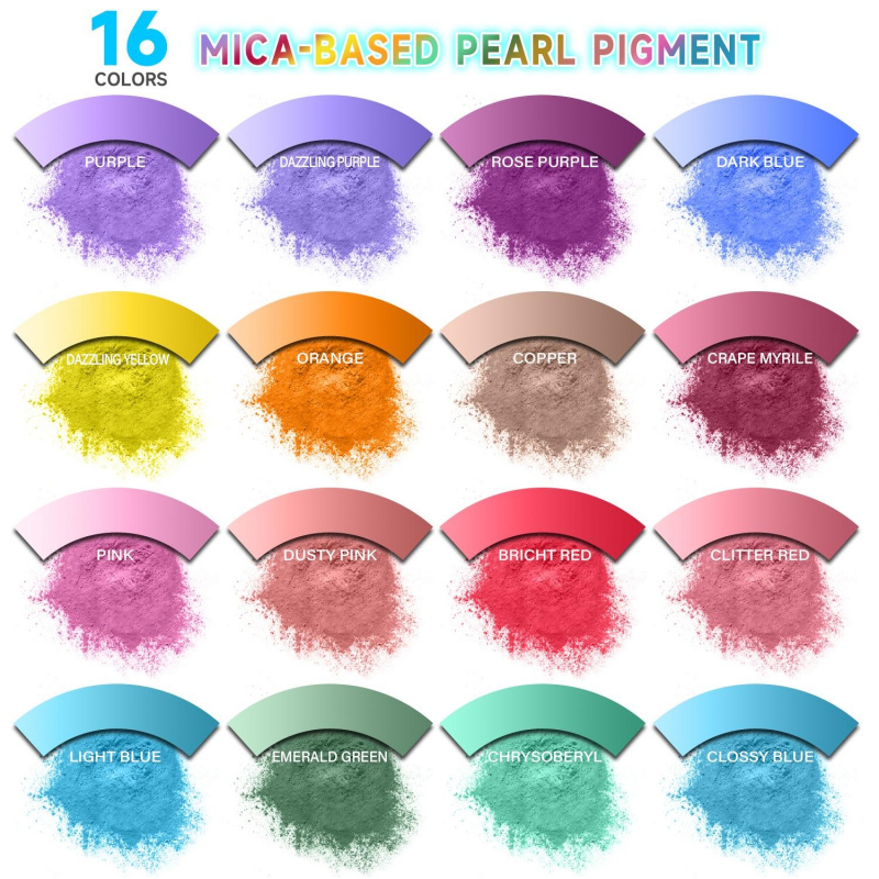 16Color Mica Powder Set，Per Pa - Candle Dye Chip のレビューと価格
