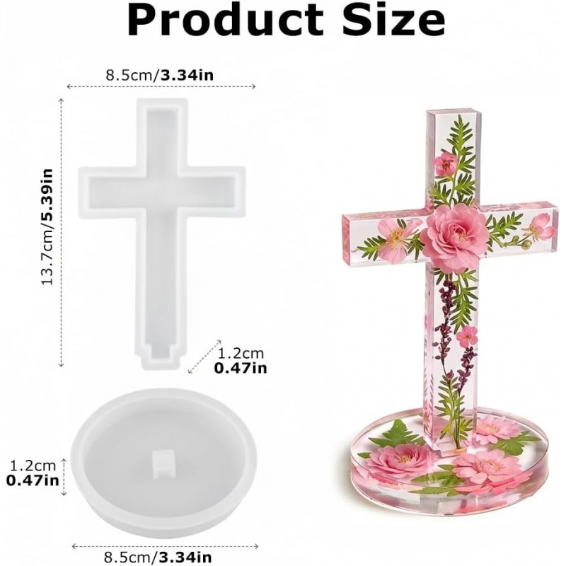 Two silicone molds with a base - Candle Making Things のレビューと価格