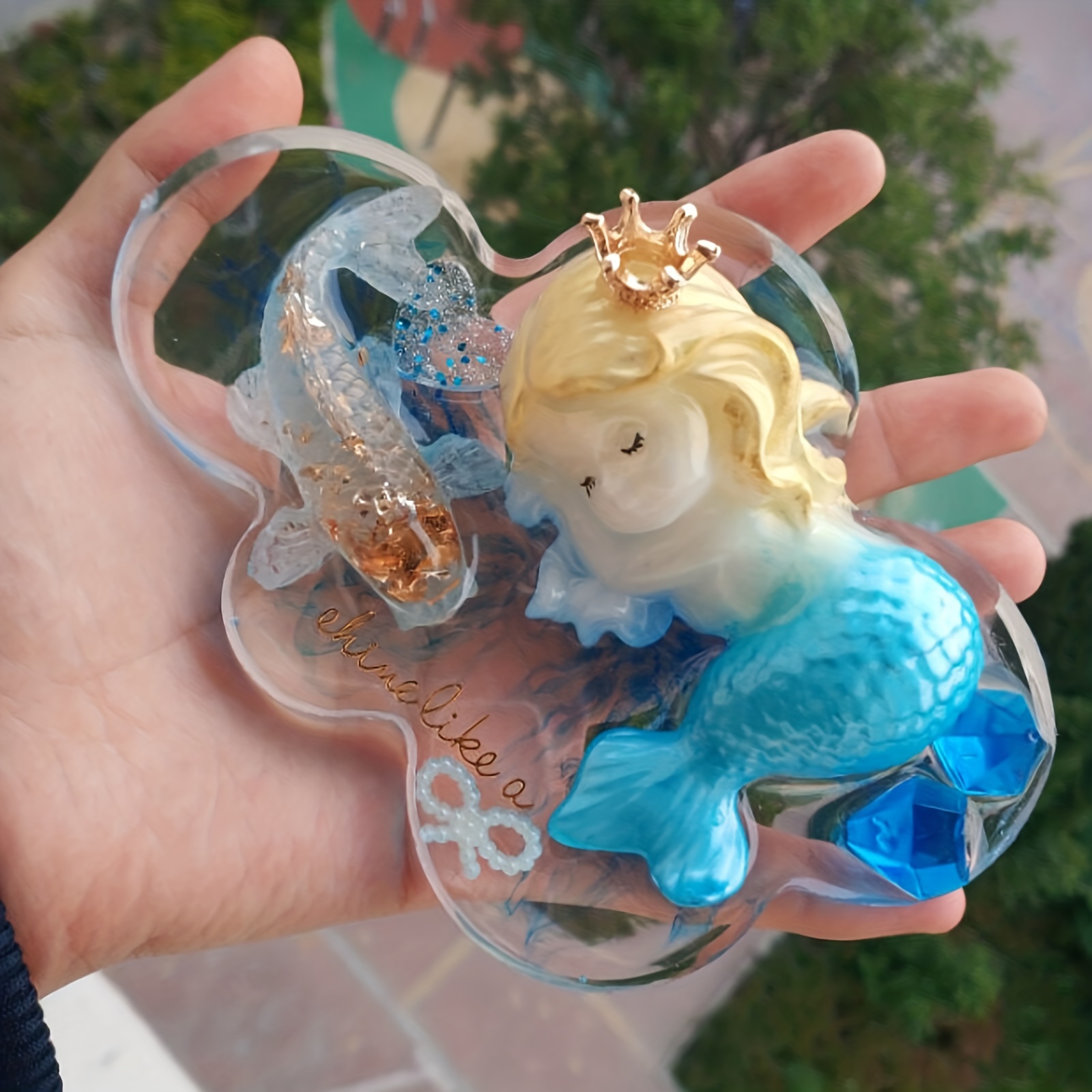 Cute Cartoon Mermaid Silicone  - Candle Making Things のレビューと価格