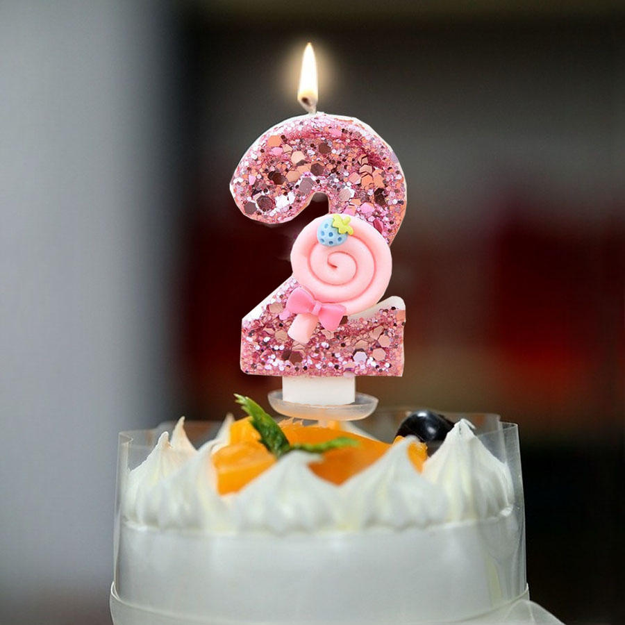 1pc Large 0-9 Numbers Pink Lol - Candle Making Things のレビューと価格