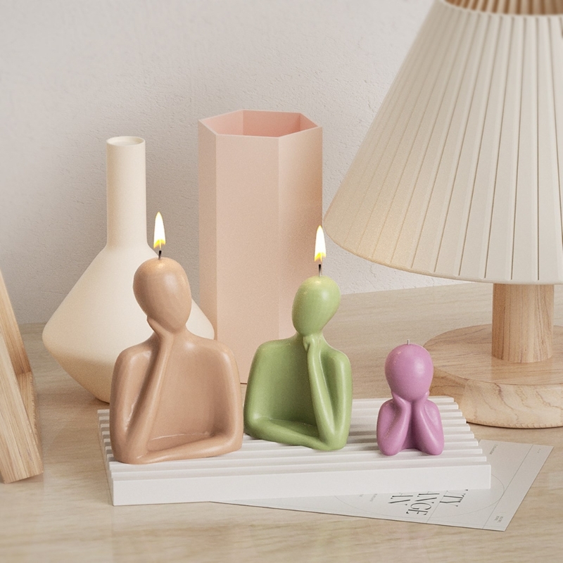 3D Family Candle Silicone Mold - Candle Making Things のレビューと価格
