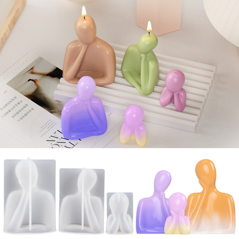 3D Family Candle Silicone Mold - Candle Making Things のレビューと価格