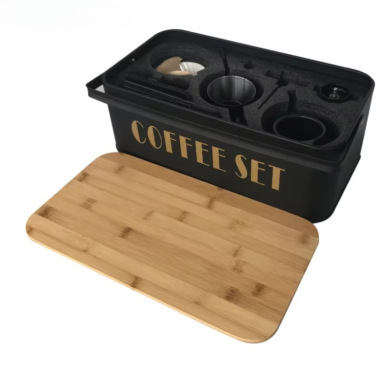 Portable coffee machine set wi - Pour Pot Aluminum のレビューと価格