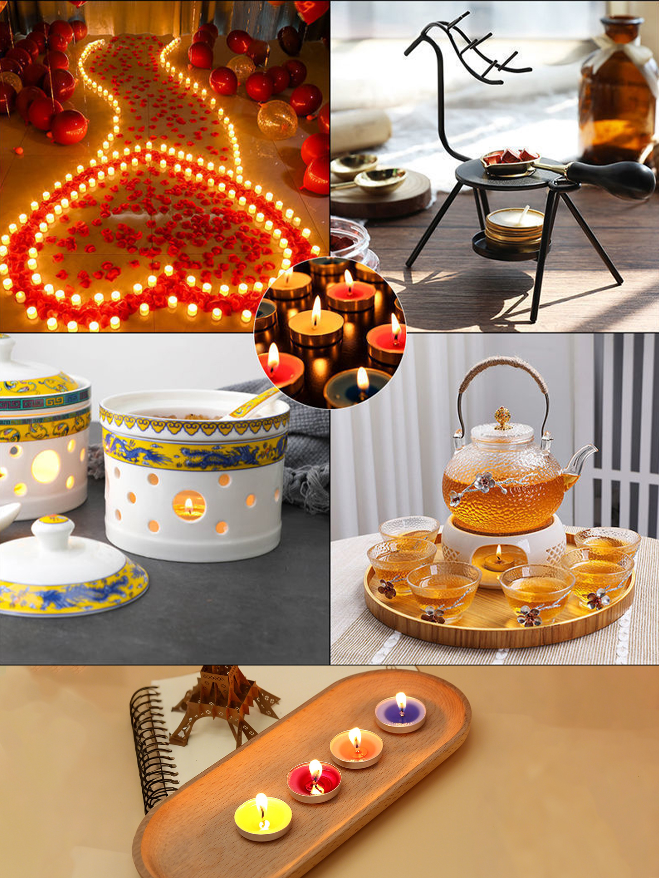 10 pieces of non-fire-varnish  - Uv Inhibitor Candle のレビューと価格