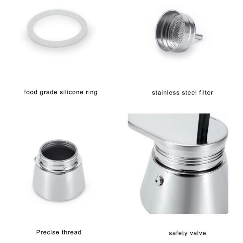 Single Spout Mocha Pot Stainle - Pour Pot Aluminum のレビューと価格