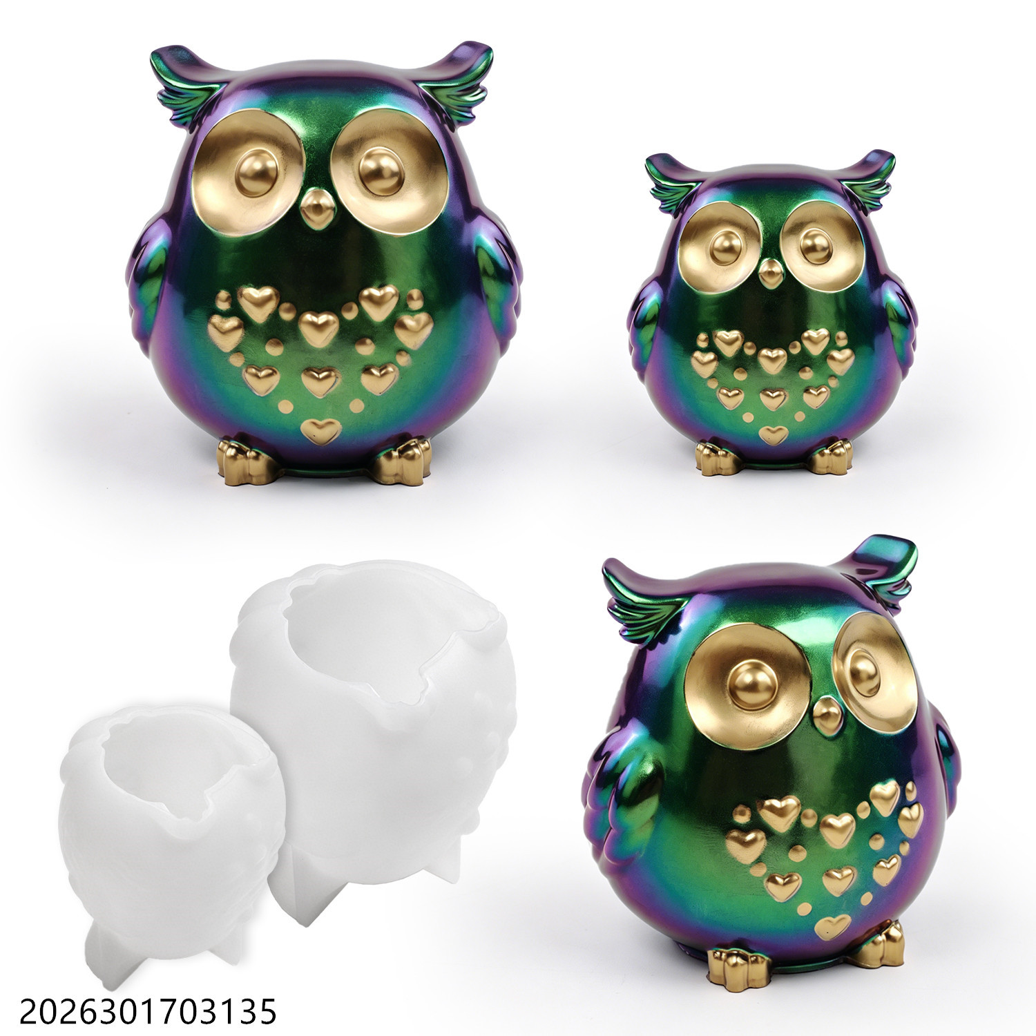 Owl Silicone Mold 3D Bird Shap - Candle Making Set のレビューと価格