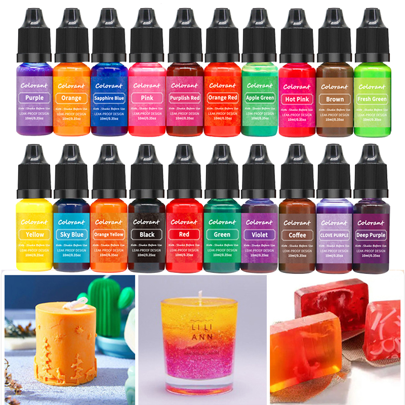 20 Colors Candle Dyes Pigment  - Candle Dye Chip のレビューと価格