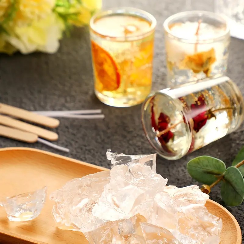 Transparent Crystal Wax, Jelly - Candle Making Ideas のレビューと価格